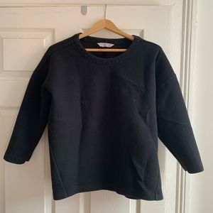 EVERLANE cropped arms sport sweater